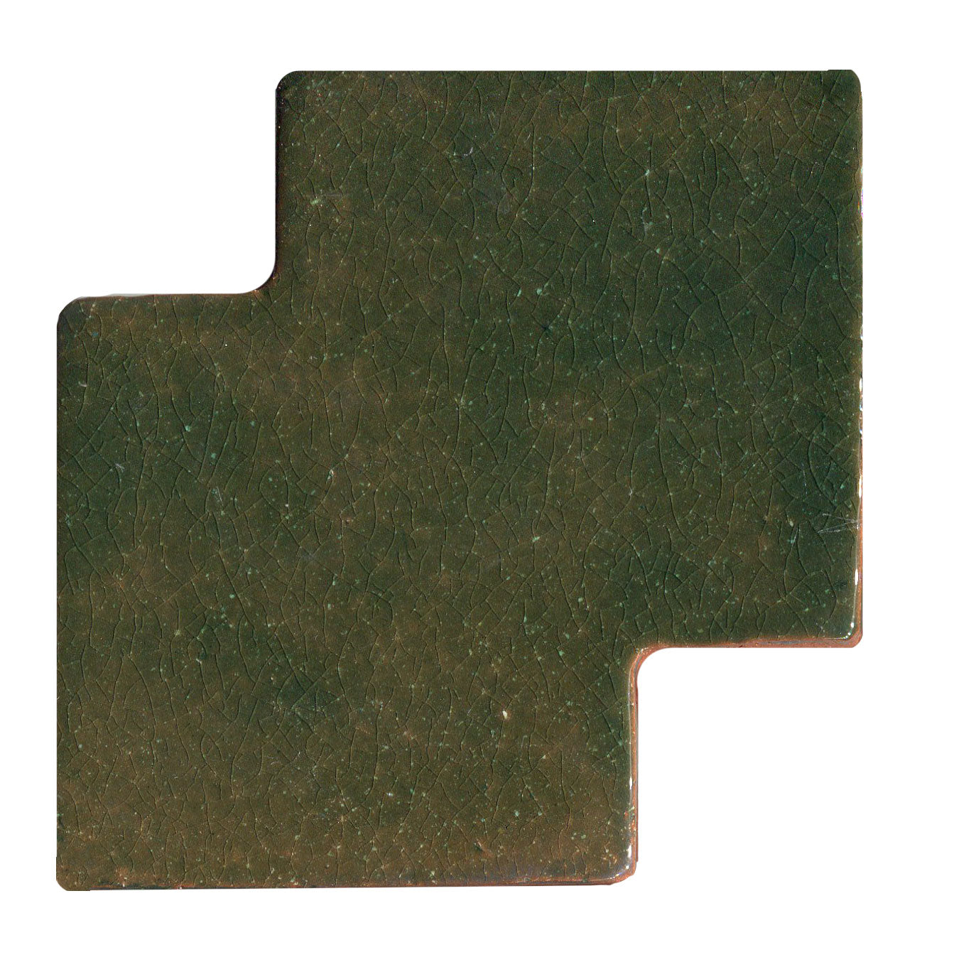 Zig Zag Shape Tile Lime